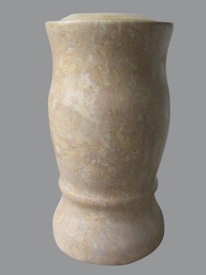 COLORED MARBLE VASE